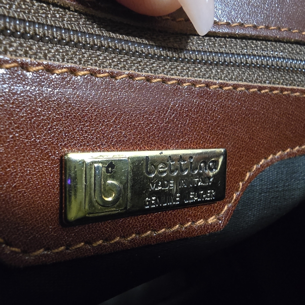 Bettina Vintage Brown Leather Handbag (Made In Italy) - Picture 6 of 9